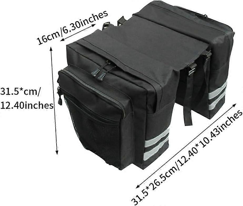 Multifunction Double Road Mountain Bag, Obtuse Angle Design, Rigid Back Panel, Reflective Strips, Carry Handle, Quick Release System, Water