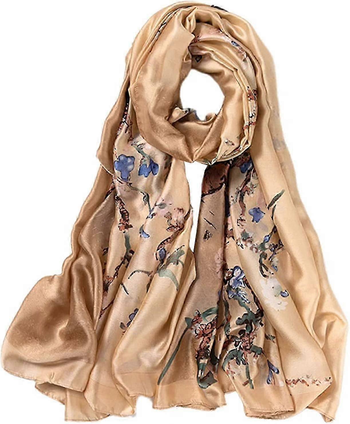 Satin Scarves For Women Ladies Silky Olaof Scarf Designer Large Shawl Wrap