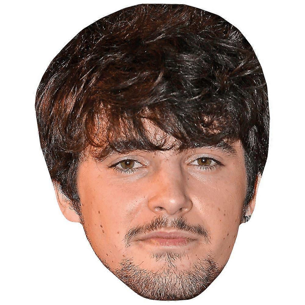 Louis Delort (Moustache) Celebrity Mask, Flat Card Face