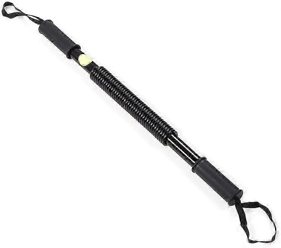 Arm Power Exerciser, Power Bar Spring Forearm Strength Muscle Trainer Resistance Exercise Gym Kit Chest Expander