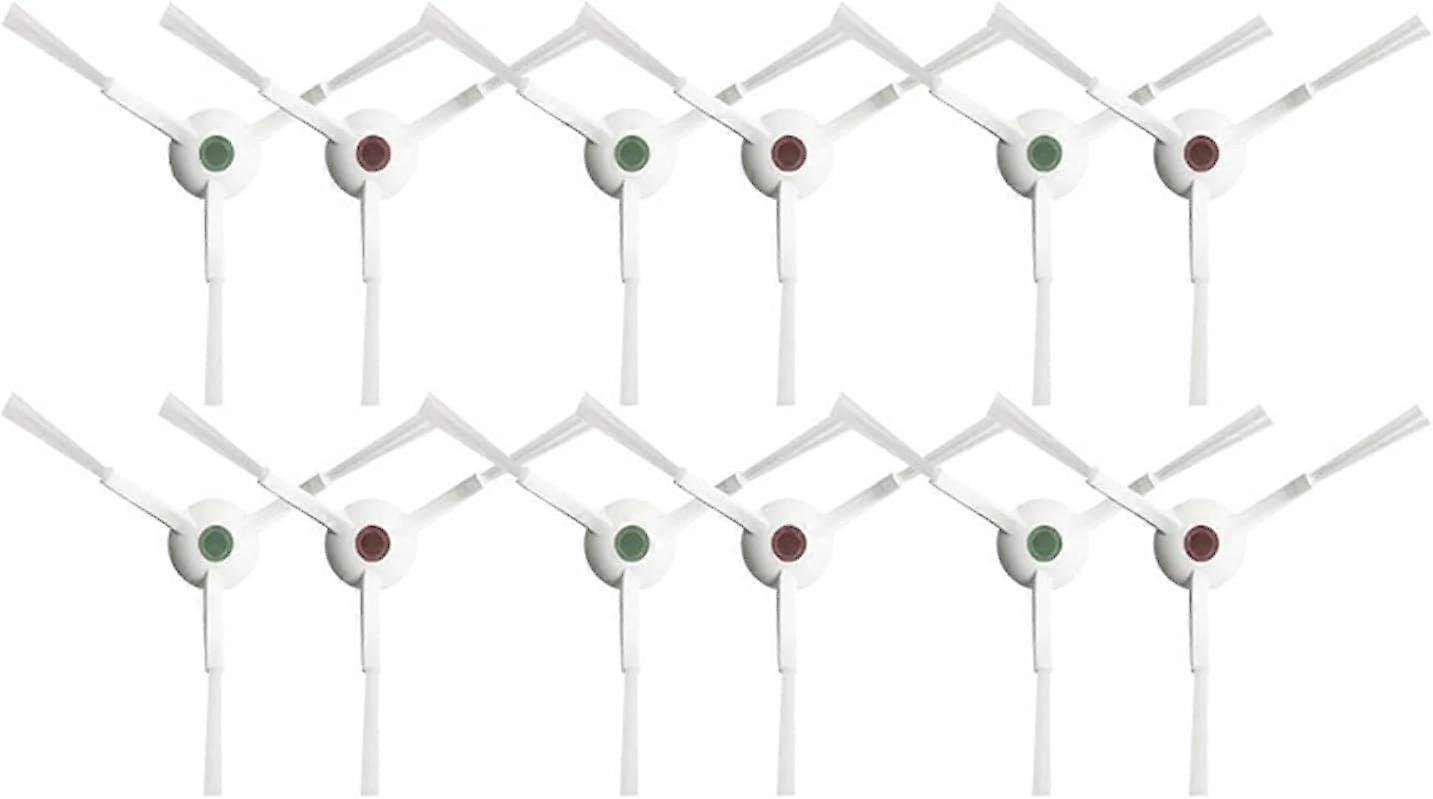 12Pcs Side Brush for Deebot T10 TURBO X1Omni/Turbo X1S PRO/ T10S PRO Waterproof Feature