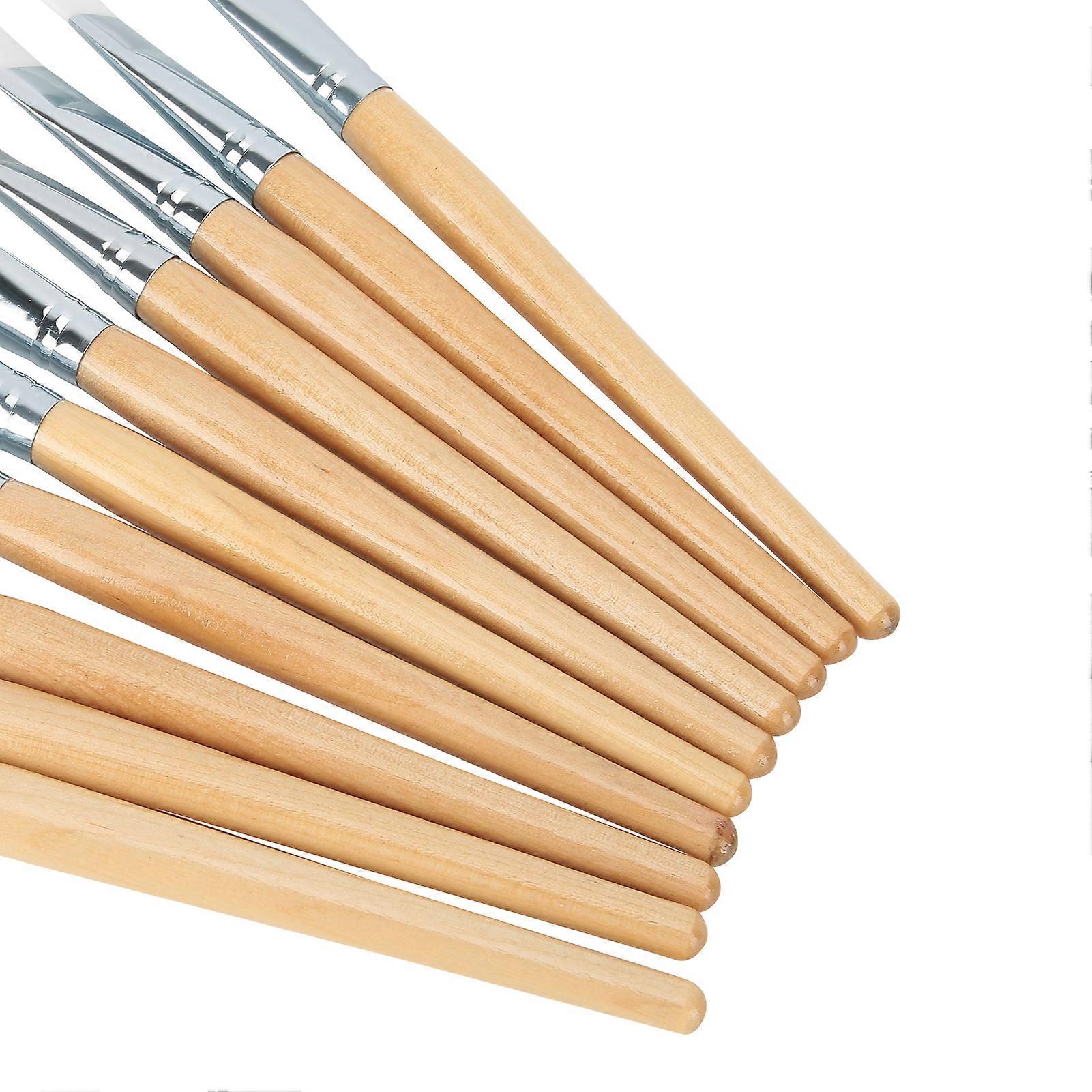 Face Mask Brushes, Soft Bristles, Mud Applicator, DIY Skin Care Tool with Wooden Handle
