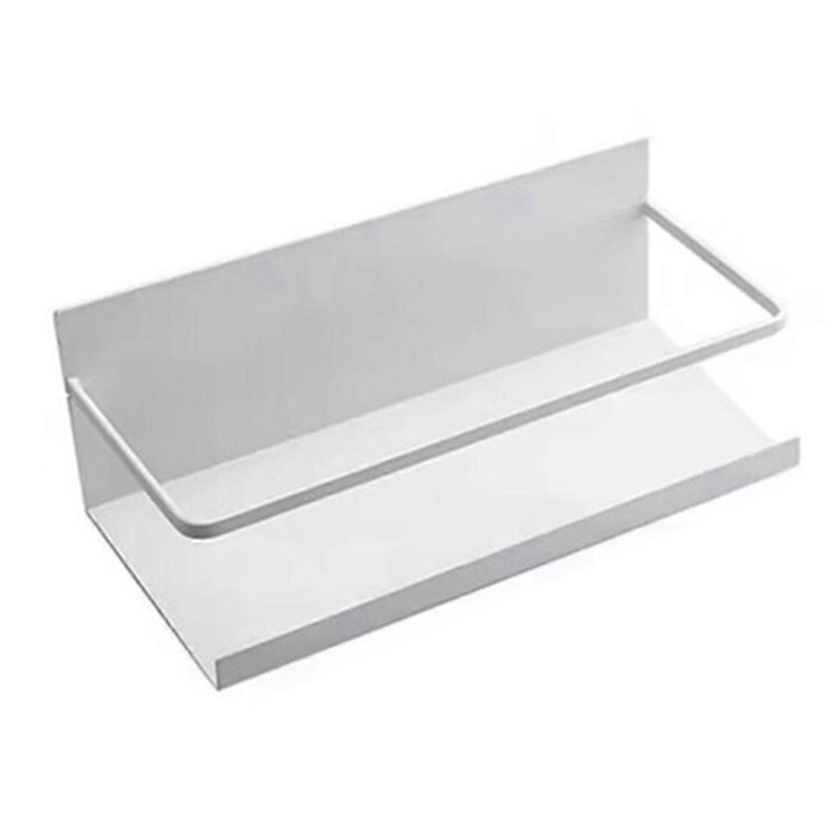 Magnetic Adsorption Rack, Spice and Condiment Storage Rack, White