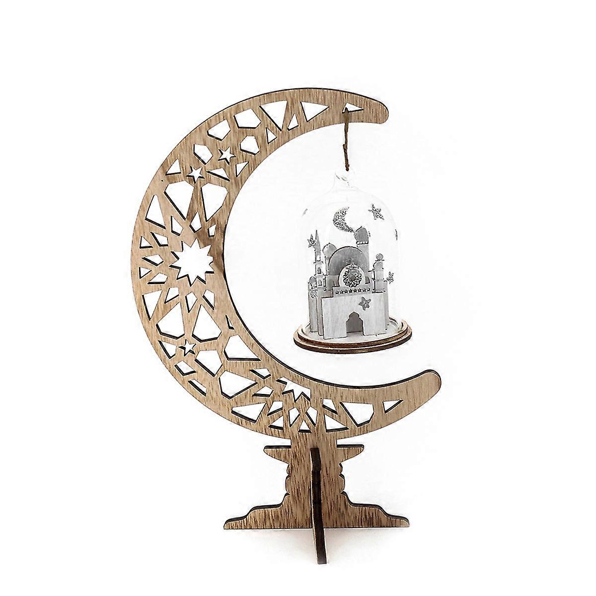 Wooden moon lantern ornaments, handicrafts( moon)