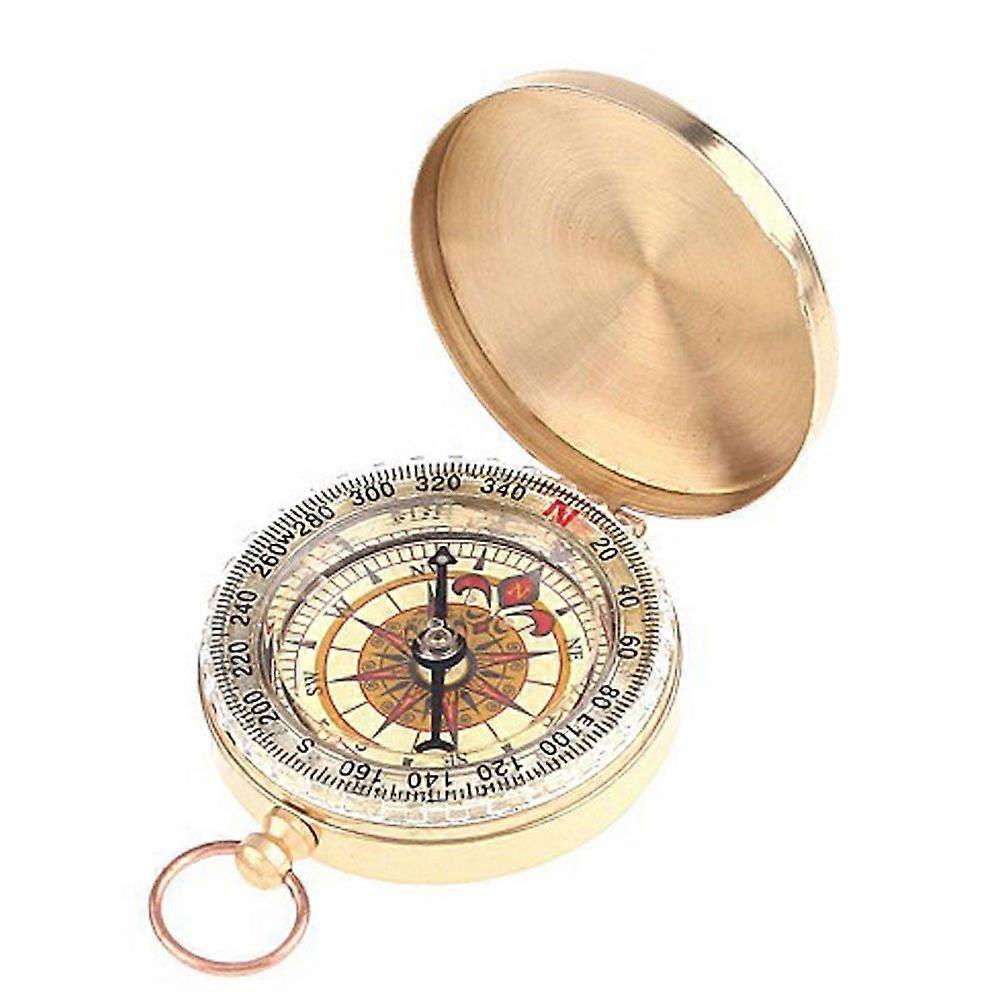Ppbean Classic Pocket Style Camp Compass for Hiking, Portable, Durable, Lightweight, Easy Navigation
