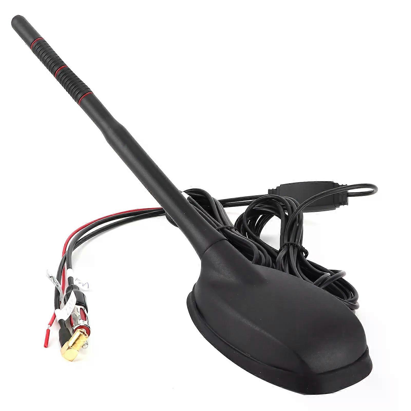 Radio Roof Mount Antenna DAB+GPS+FM Black Active Amplified Universal Auto Antenna Waterproof Dustproof Car Accessories
