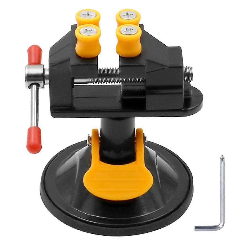 Universal Mini Table Mak screw handcuffs engraving table vise 360 ​​Returning adjustable table vise jewelery clock walnut vacuum base for walnut