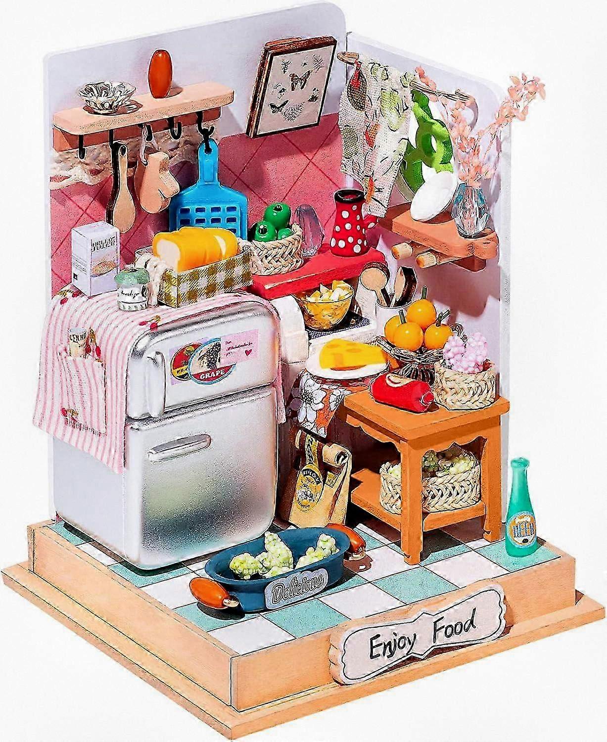 DIY Miniature Dollhouse Bathroom Set for Creative Crafting