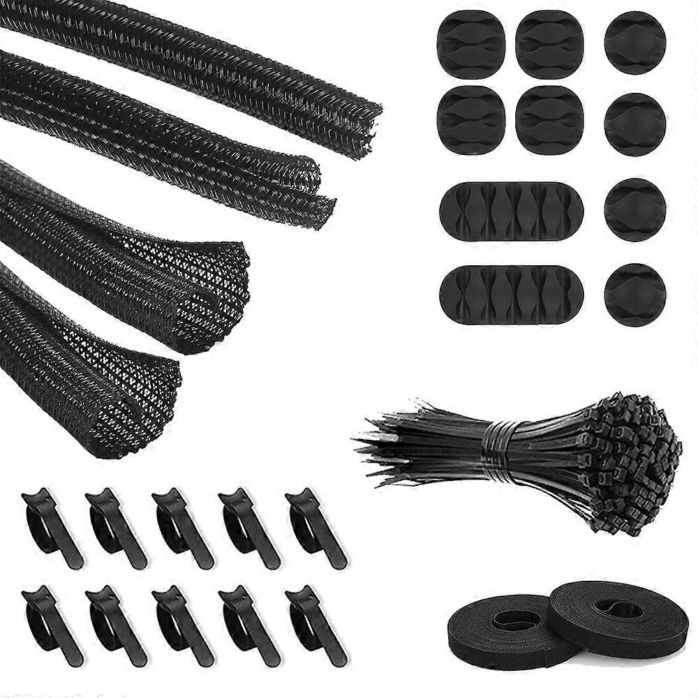 Network Pipe:126 In 1 Desktop Data Cable Organizer Storage Winder Combination Set