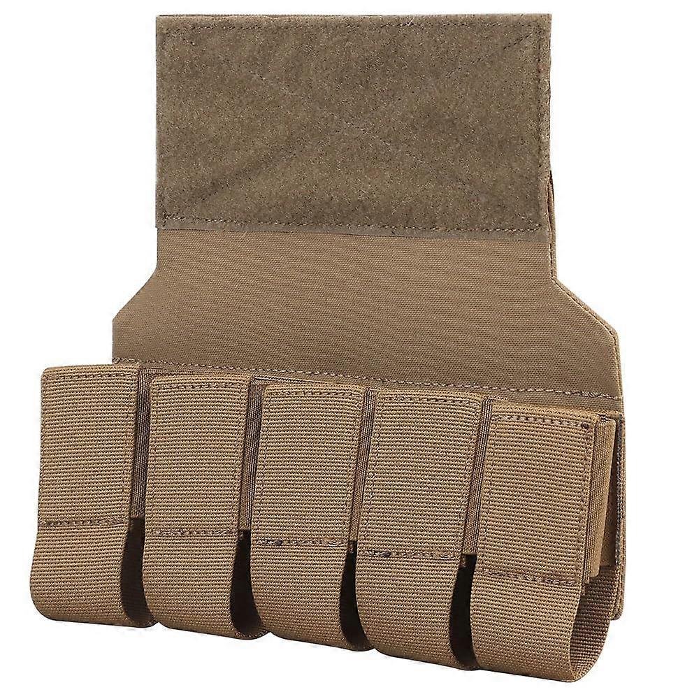 Quintuplet Tactical Drop Pouch Fanny Pack Tool Pouch Module Front Separation Pouch for Tactial Vest (tan)