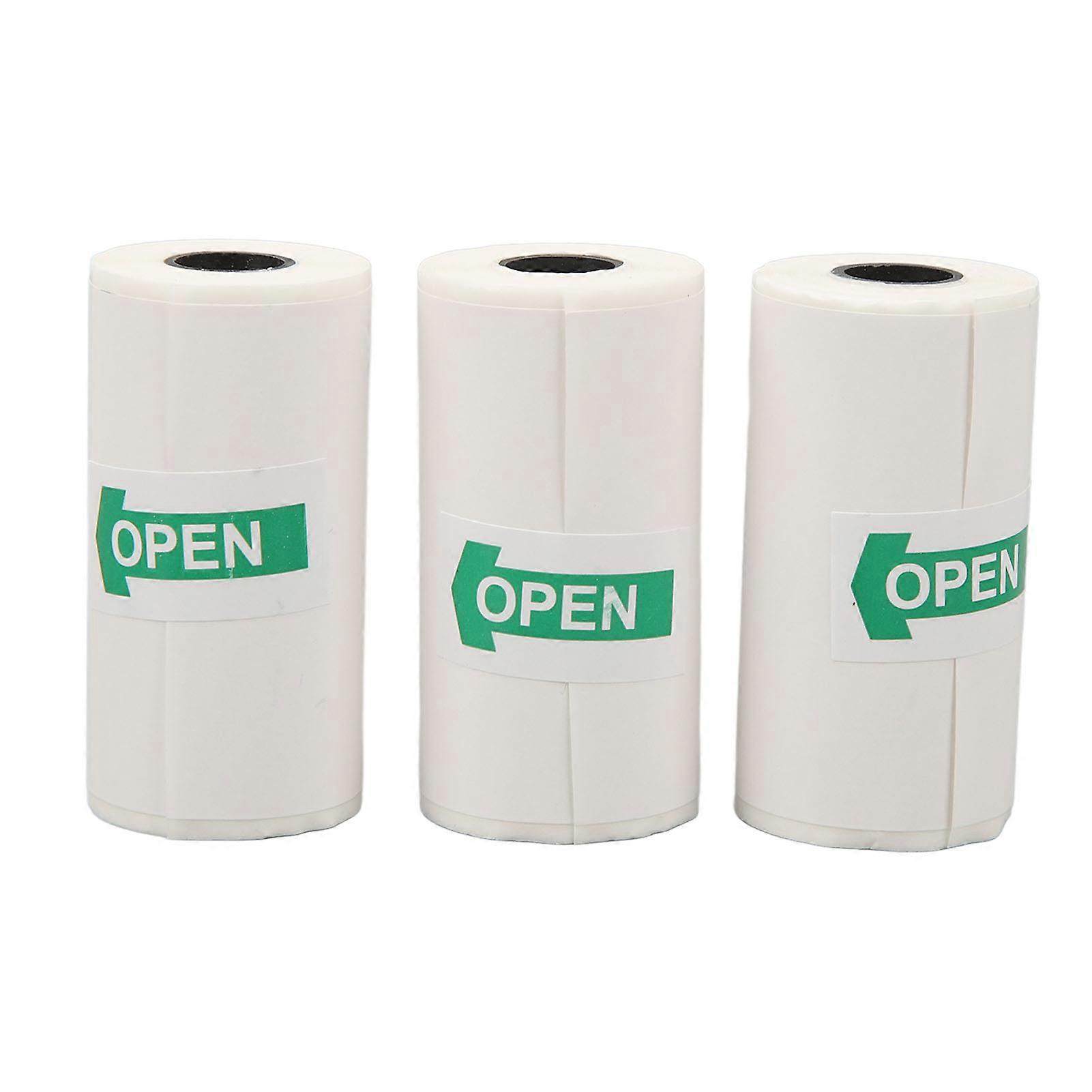 2.36in Thermal Printer Paper Clear Printing Waterproof Comfortable Touch Aging Resistant Printing Paper Roll