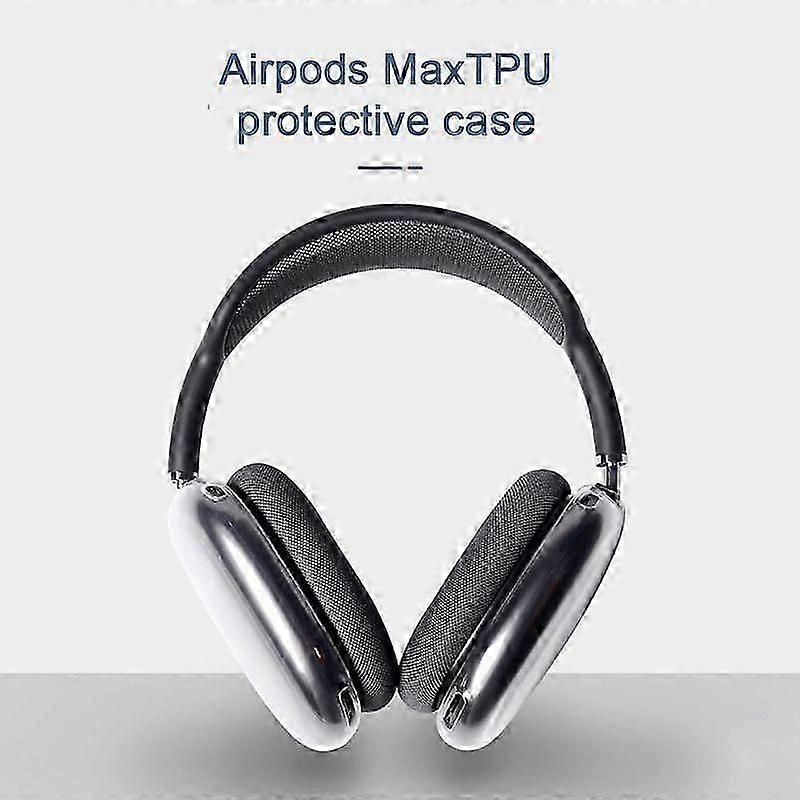 1Pair Protective Cover Headset Anti-Scratch For Airpods Max Transparent Case
