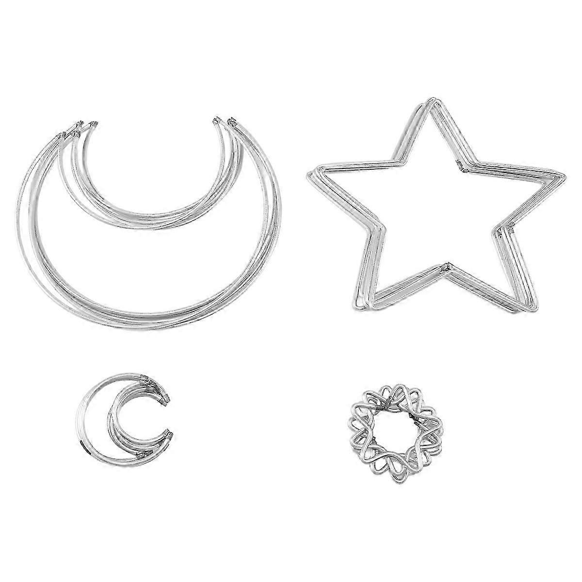 مون ستار دريم الماسك المعادن طوق خواتم دائرة مكرميه لDIY الحرفية حلم الماسك صنع جدار المنزل YY