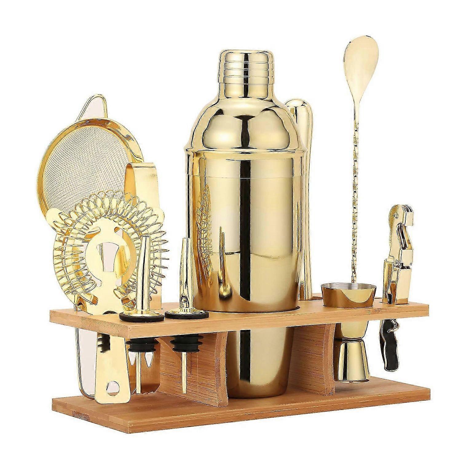 11 Pcs  Cocktail Shaker Set for Home Pros 25oz