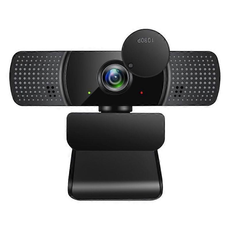 1080P Webcam Camera Drive-free Autofocus with Microphone and Privacy Cover