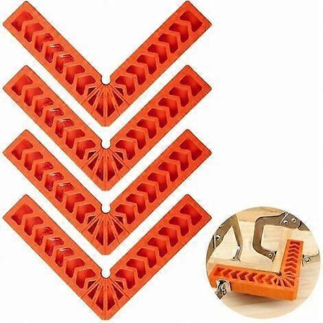 High quality brand new  4Pcs L Type Right Angle Clamps Plastic Positioning