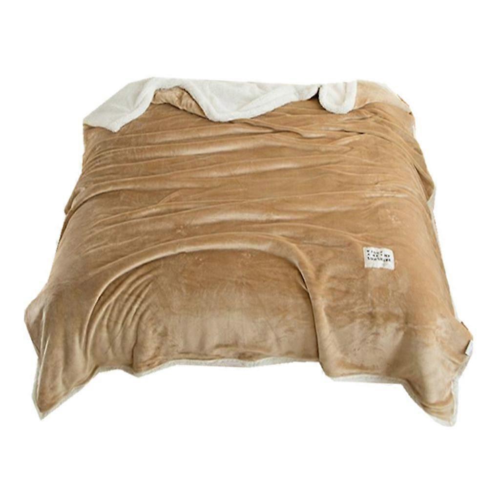 Solid Throw Blanket for Home Decor 3 Sizes A_80x100cm