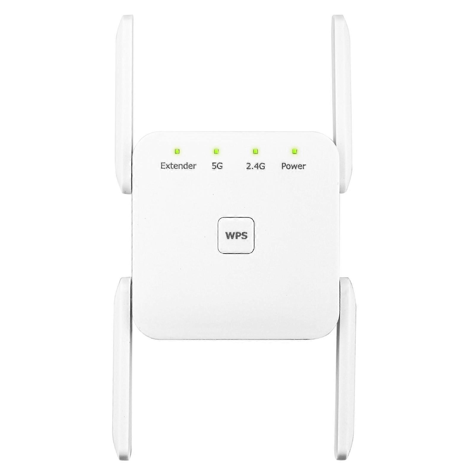 1200Mbps 2.4G / 5G WiFi Extender Booster Repeater Supports Ethernet Port