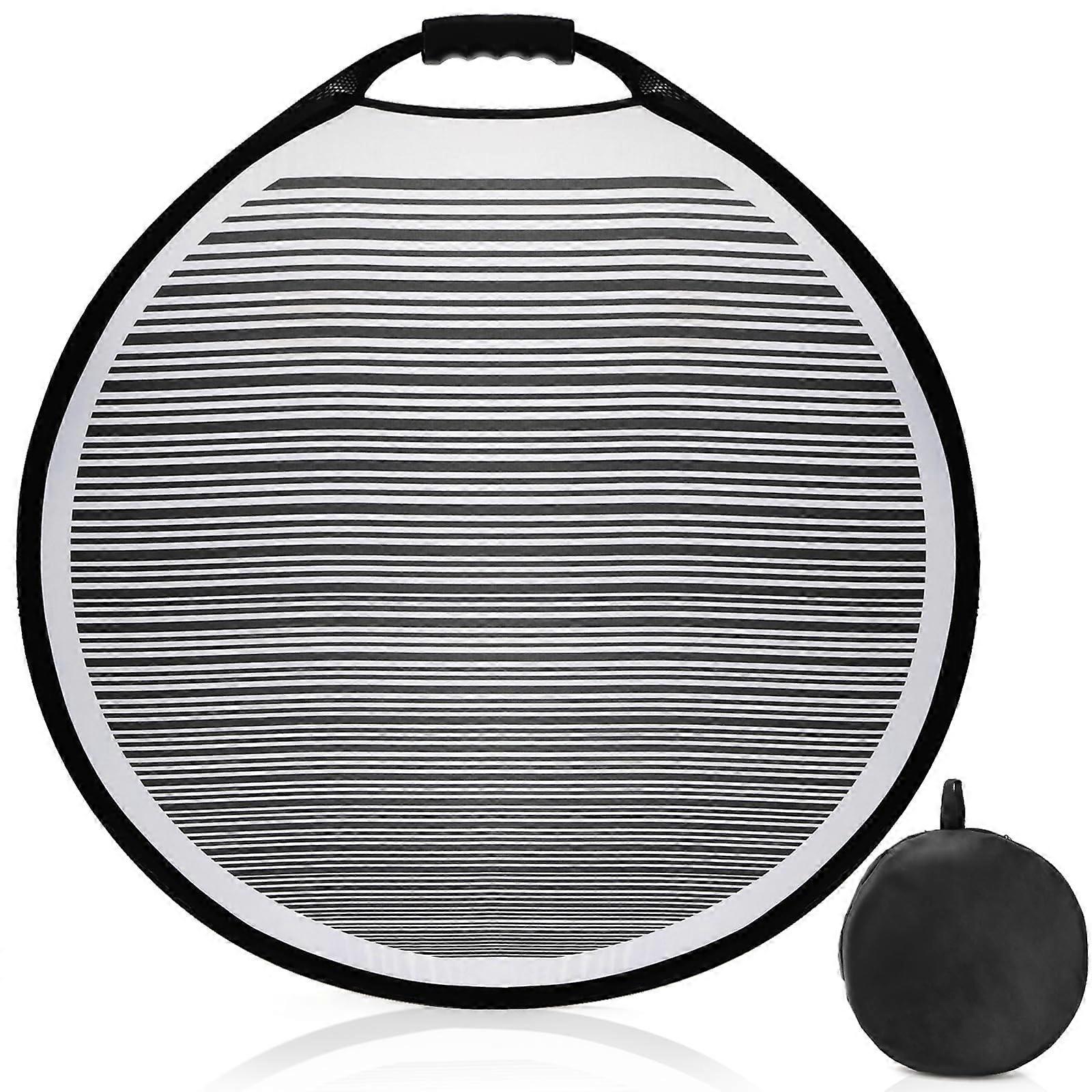 Dent Reflector Board, 31.5 Inch Foldable Lined Striped Dent Board with Bag,