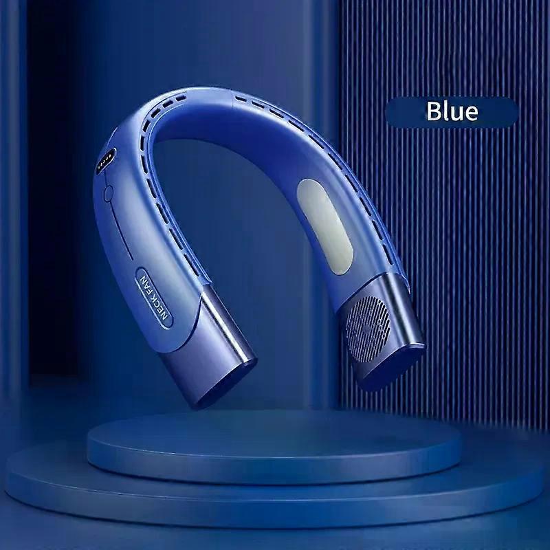 Portable Outdoor Sports mini Air Cooling small neck Fan USB Large Wind Powered Wireless Bladeless neck Fan