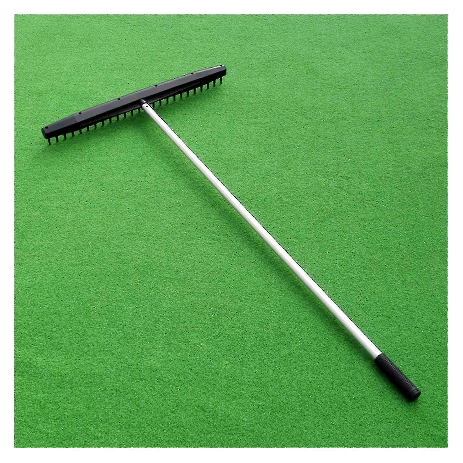 Golf Sand Bunker Rake with Smooth Edges and Compact Teeth