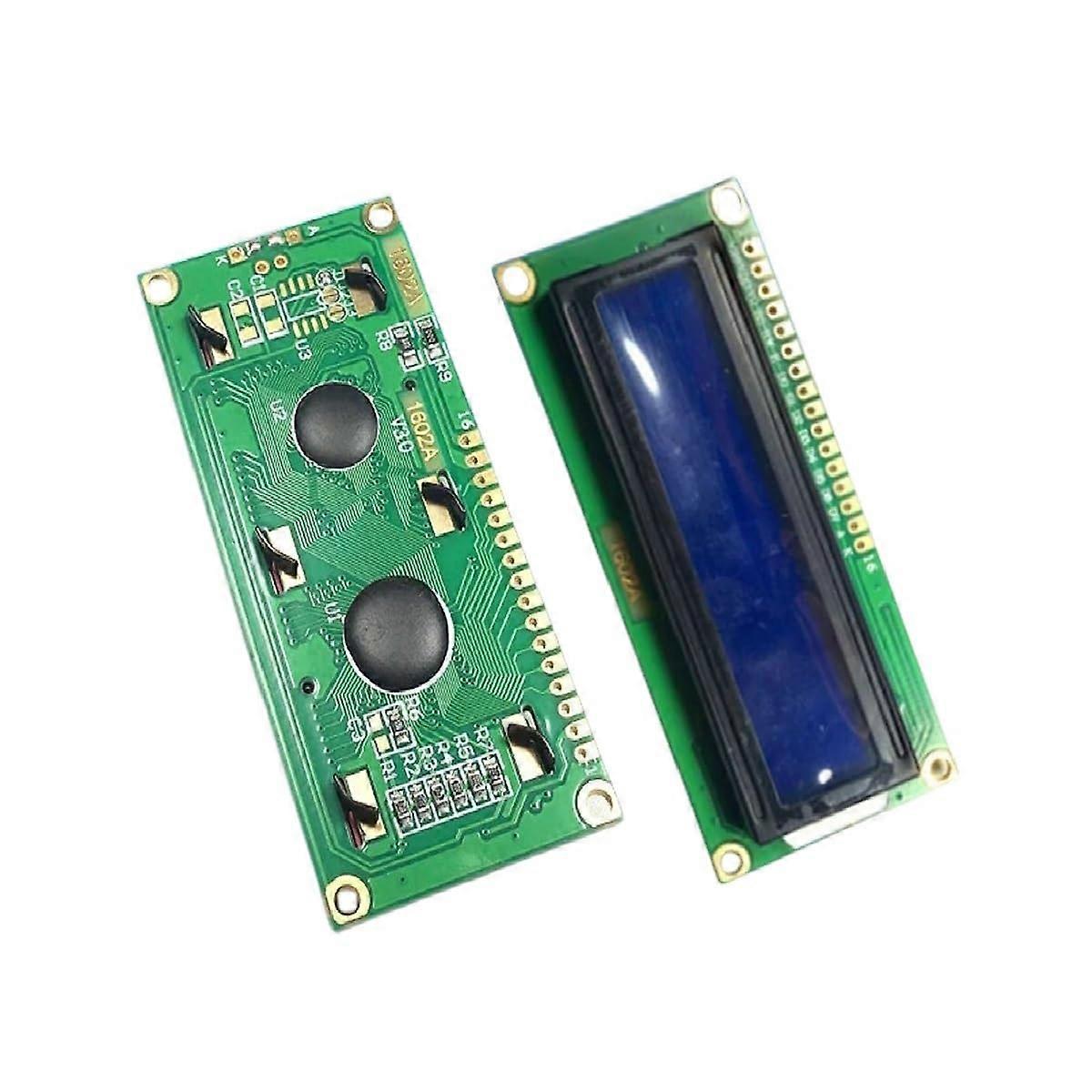 5V LCD 1602 Blue Yellow Screen Character Display Module with Blue Backlight and White Code New 2025 High Quality