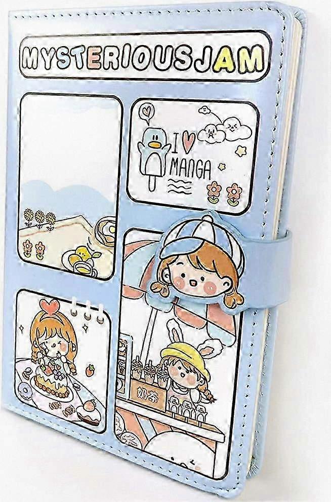 Adorable Multicolored Journal Notebook, Whimsical Journals Featuring Unique Printed Pages from the Mysterious Jam Collection, High-Quality P