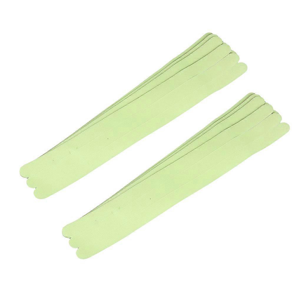 24Pcs 2x38cm PEVA φωτεινή αντιολισθητική ταινία αυτοκόλλητων ετικετών ασφαλείας προειδοποίησης αντιολισθητικής ταινίας αντανακλώμενη ταινία για την εσωτερική εξωτερική