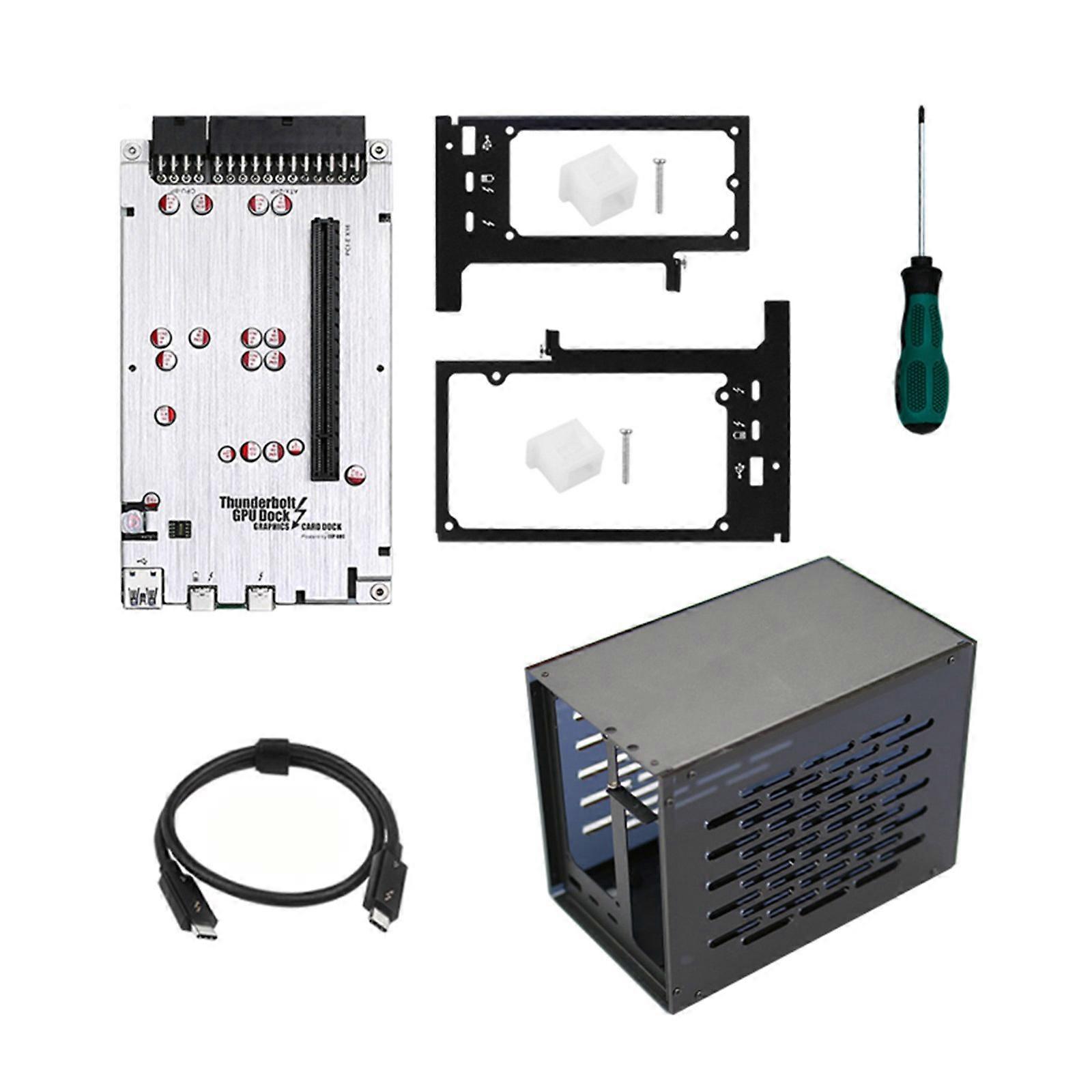 Il case in metallo per computer PD85W TH3P4G3 lo chassis SFX supportano alimentatori SFX e FLEX da 40 Gbps compatibili con Thunderbolt34