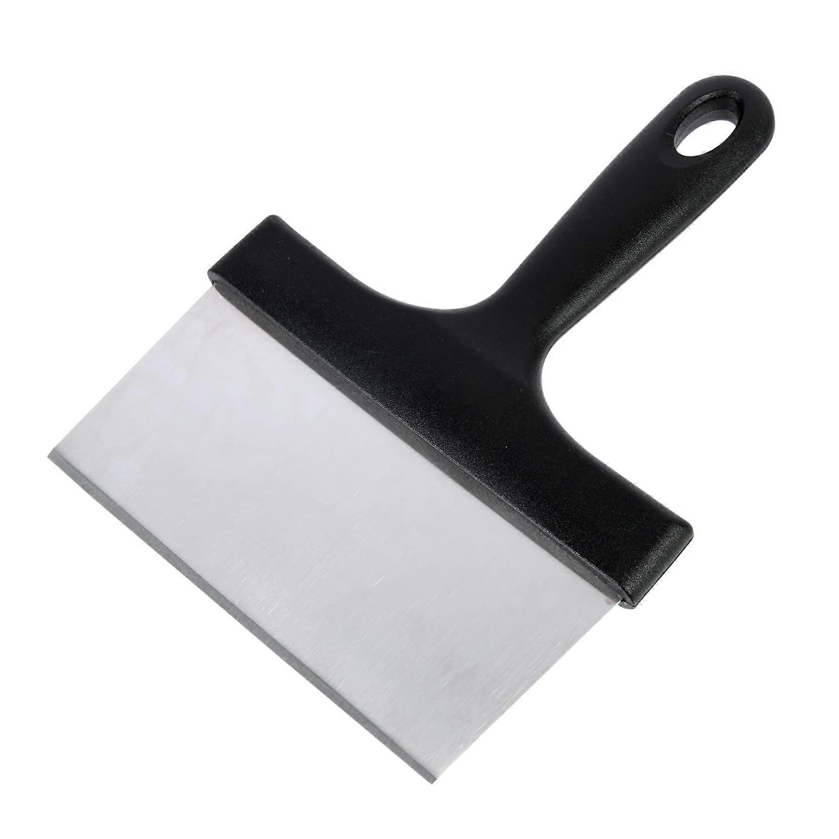Cleaning Spatula Grill Scraper BBQ Tool Stainless Steel Black