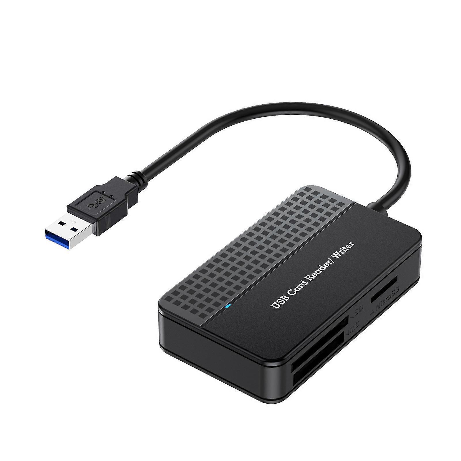 4 in 1 Card Reader Universal SDTF CFMS Card Reader USB C/USB3.0 High Speed Memory Card Reader for Mobile Phones