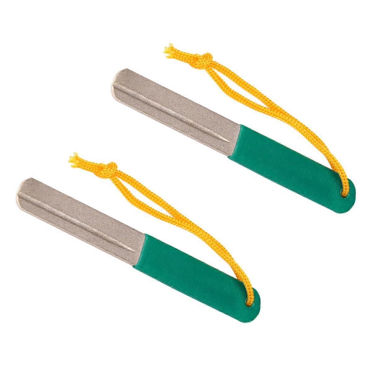 Diamond Hook Sharpener Fishing Equipment Double Sided File 101CM