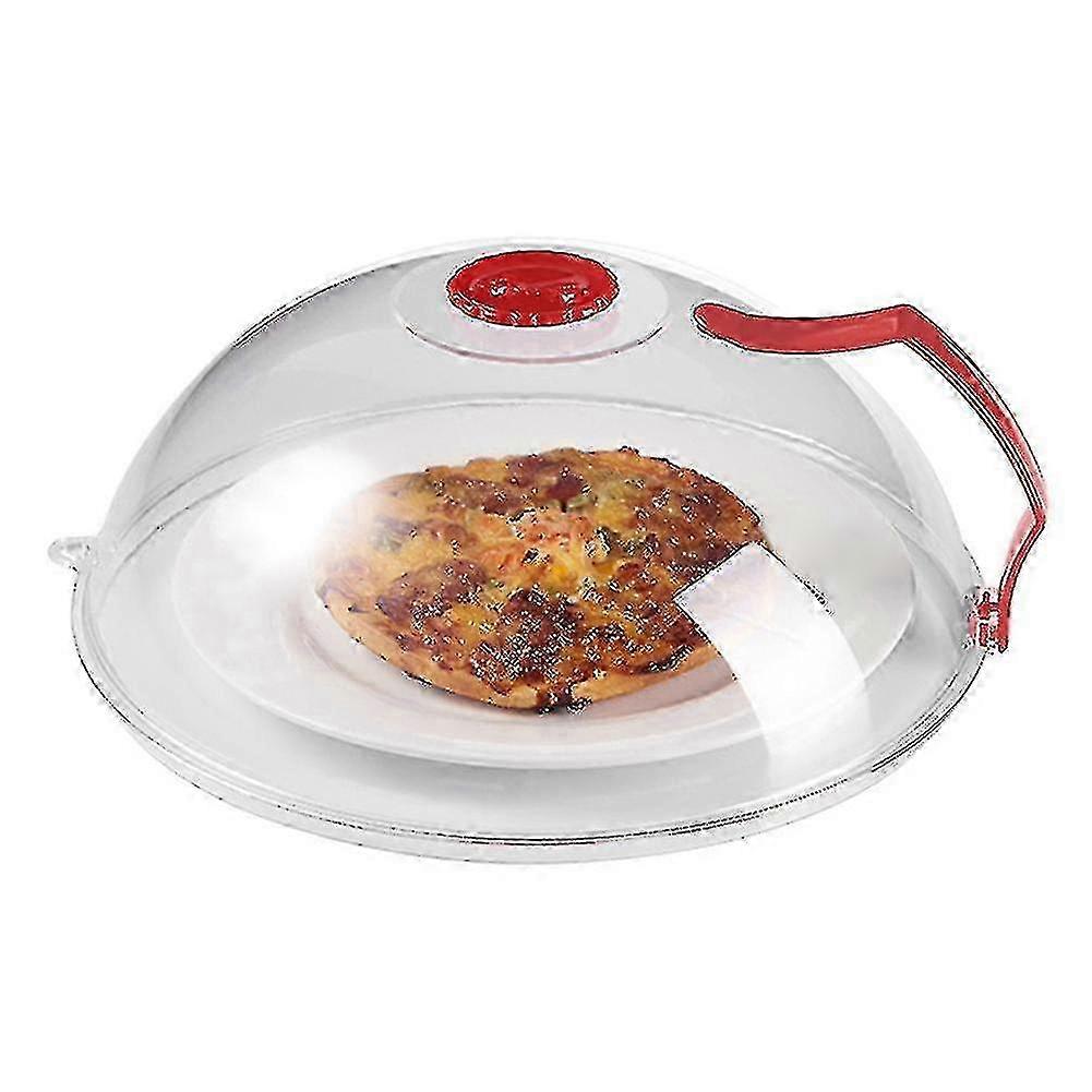 Microwave Splatter Cover BPA-Free with Steam Vents - Red