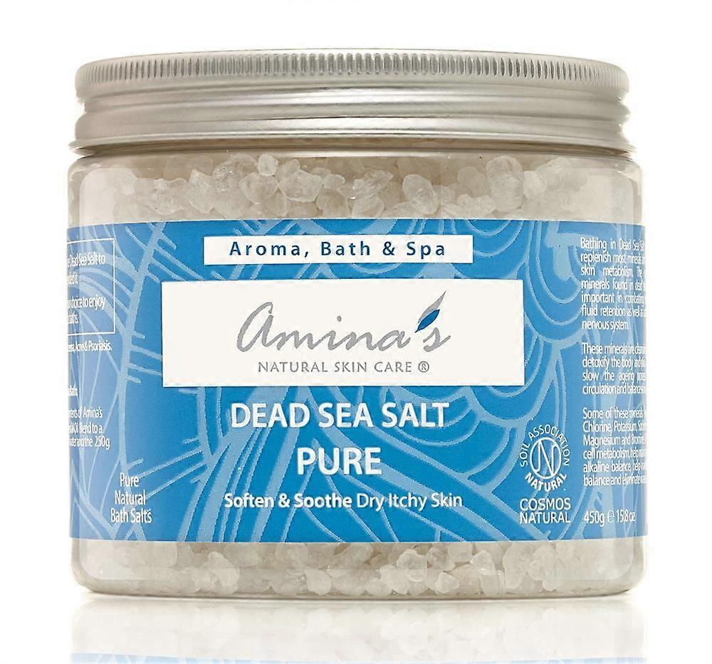 Amina's Natural Skincare 纯天然死海盐沐浴露 450克