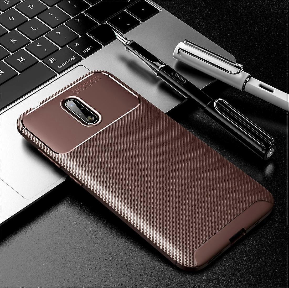 (New) For NOKIA 2.3 Carbon Fiber Texture Shockproof TPU Case