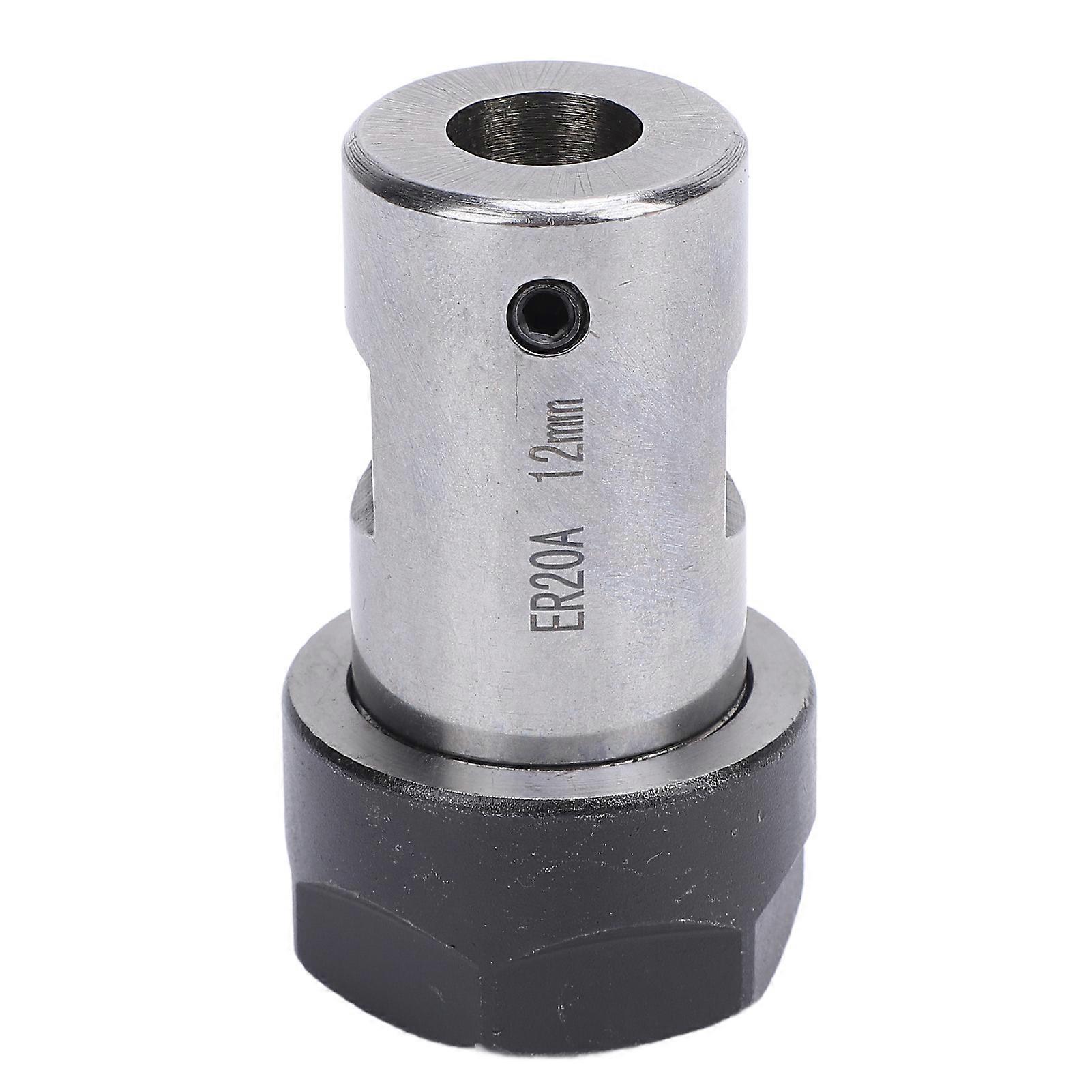 Motor Shaft Spindle Extension Rod Adapter ER20 12mm 40cr with Storage Box for CNC Milling 
