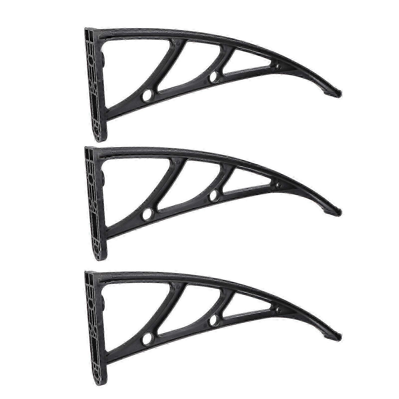 Outdoor Balcony Awning Support Bracket 3 Pcs, Sturdy Rain Cover Holder for Patio Garden Waterproof