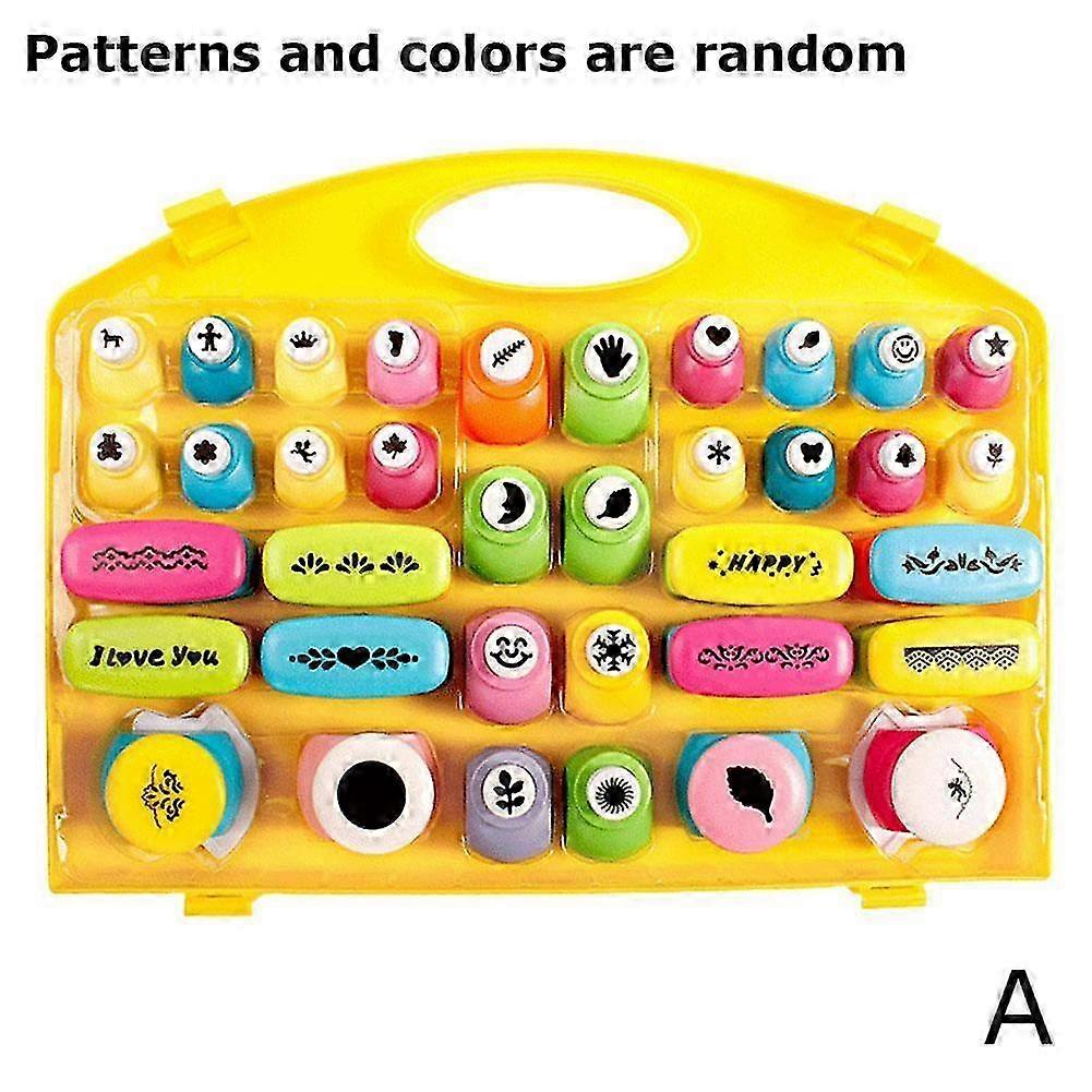 DIY Embossing Machine for Children Kids DIY Punch Shapes Set Manual Craft Set 2025