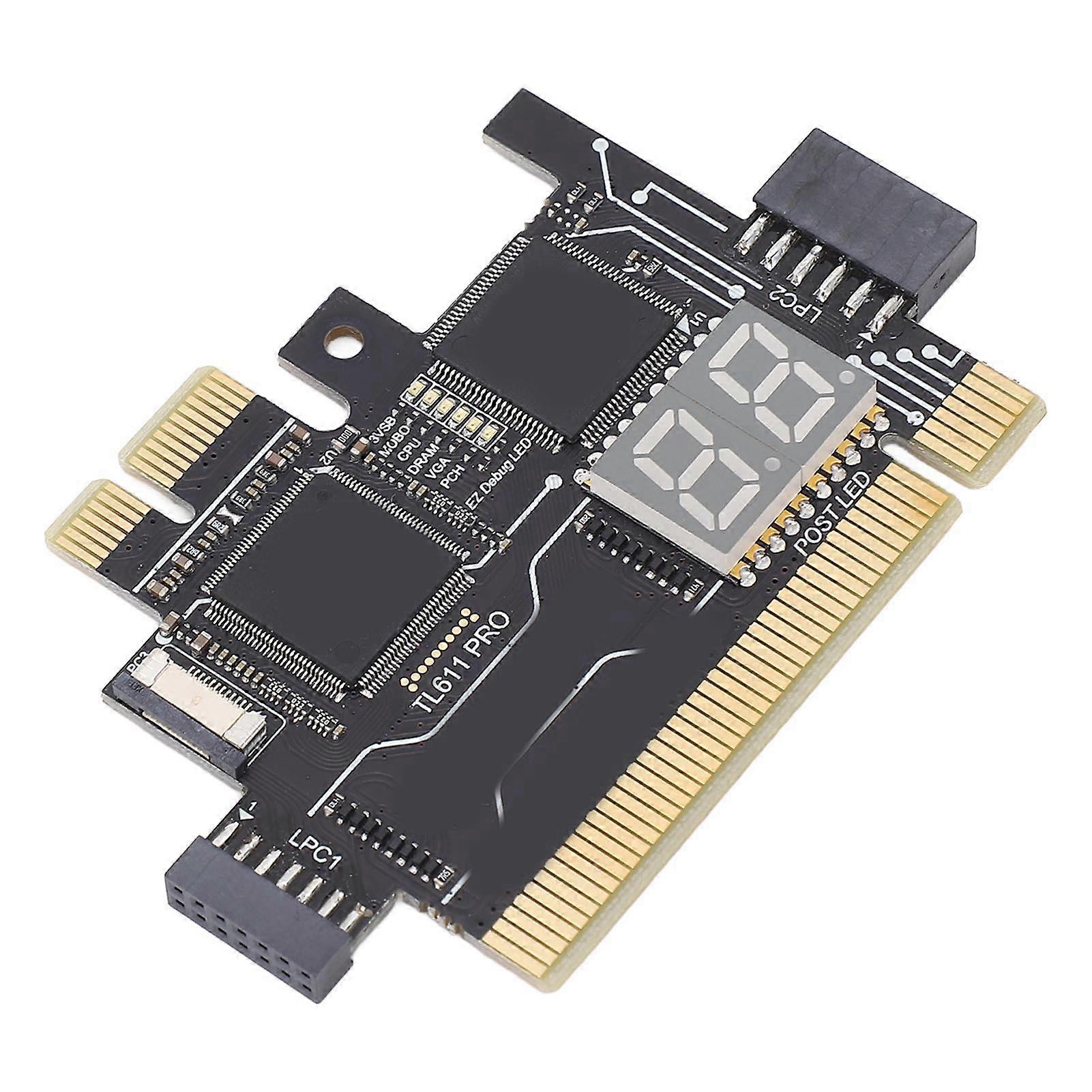 TL611 Pro Mainboard Debug Card TL611 Laptop EC DEBUG Adapter Card Motherboard Analyzer Diagnostic Card for PCI E 