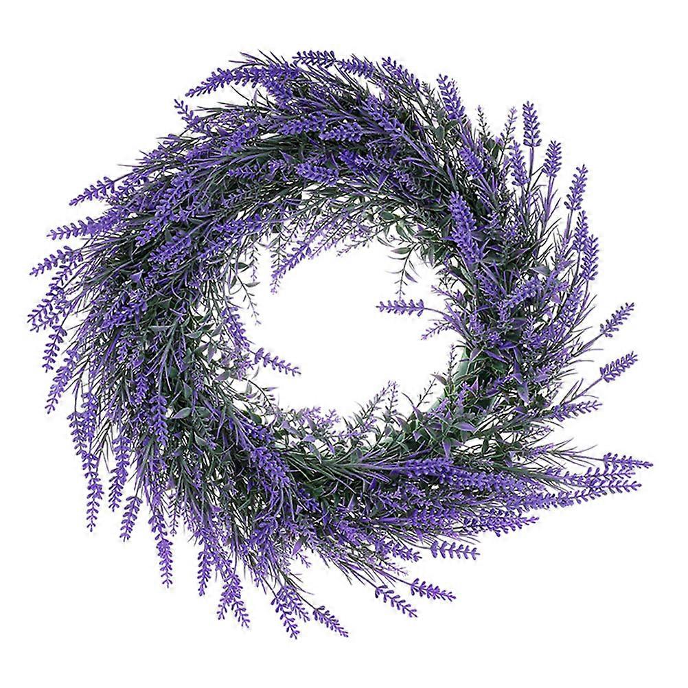 1Pc Simulation Lavender Pendant Simulation Wreath Door Window Wall Decoration