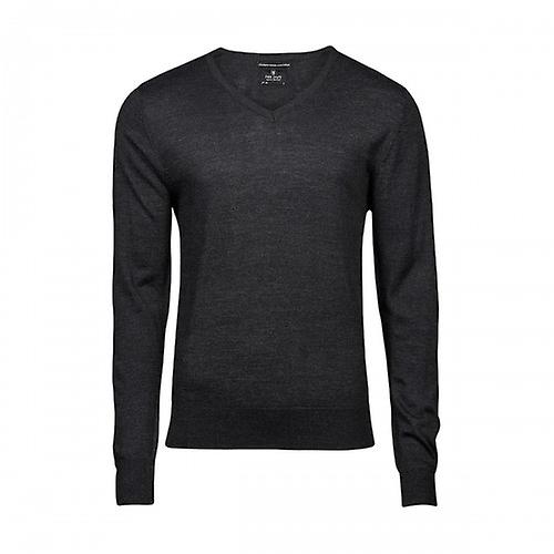 Tee Jays Mens Merino Blend V Neck Jumper
