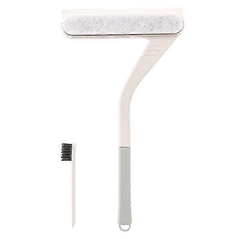 Glass Scraper with Sponge & TPR Handle for Windows & Tiles - Green/White/Multicolor