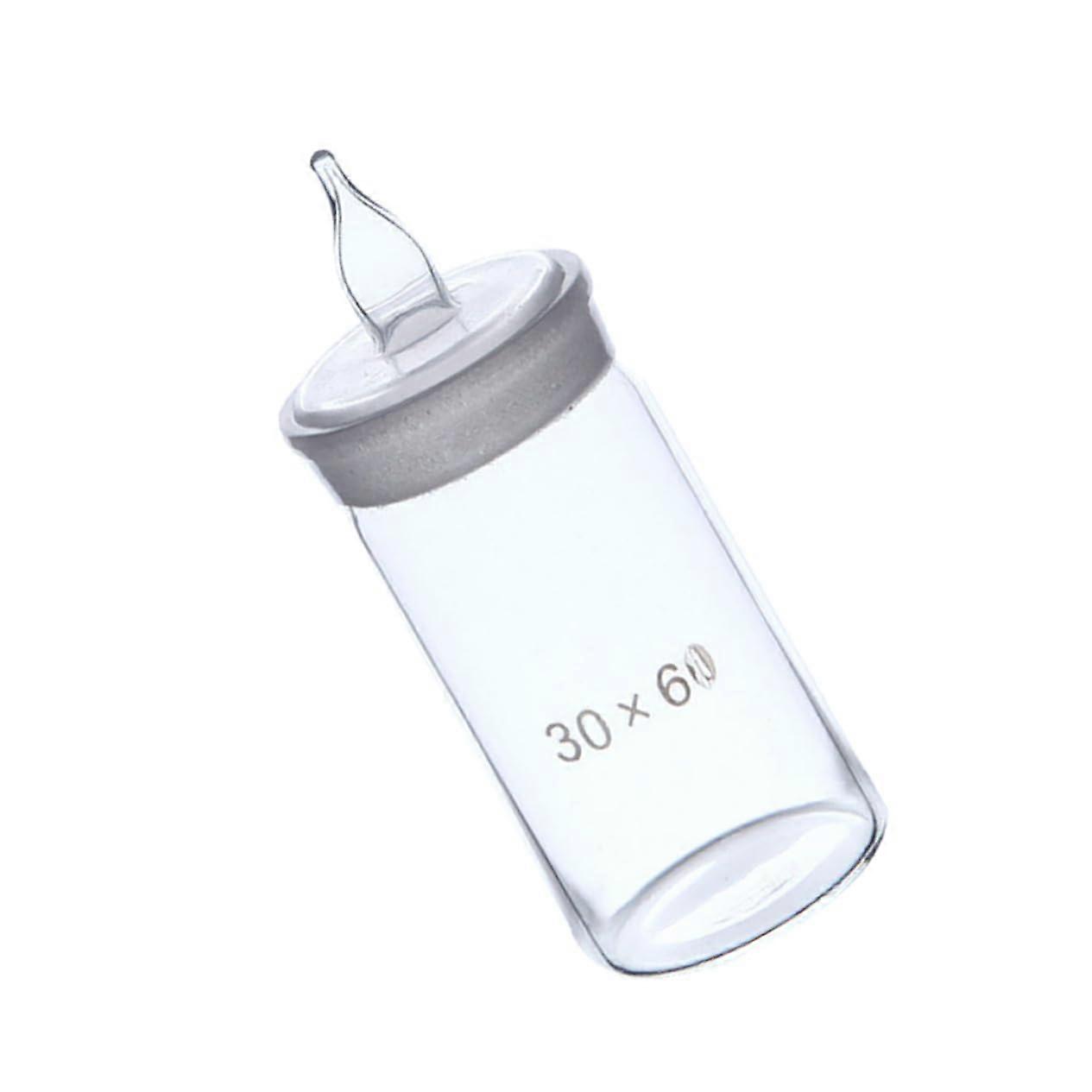 1 piece weighing bottle high transparent sample bottle with stopper leakproof for precise laboratory universities factories