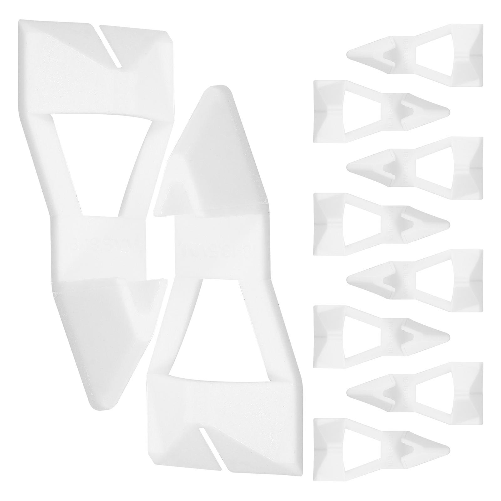 Floating Shelf Brackets White Plastic Wardrobe Divider Support Pegs Cabinet Shelves Easy Install Multi Functional Closet Board Holders Kitchen