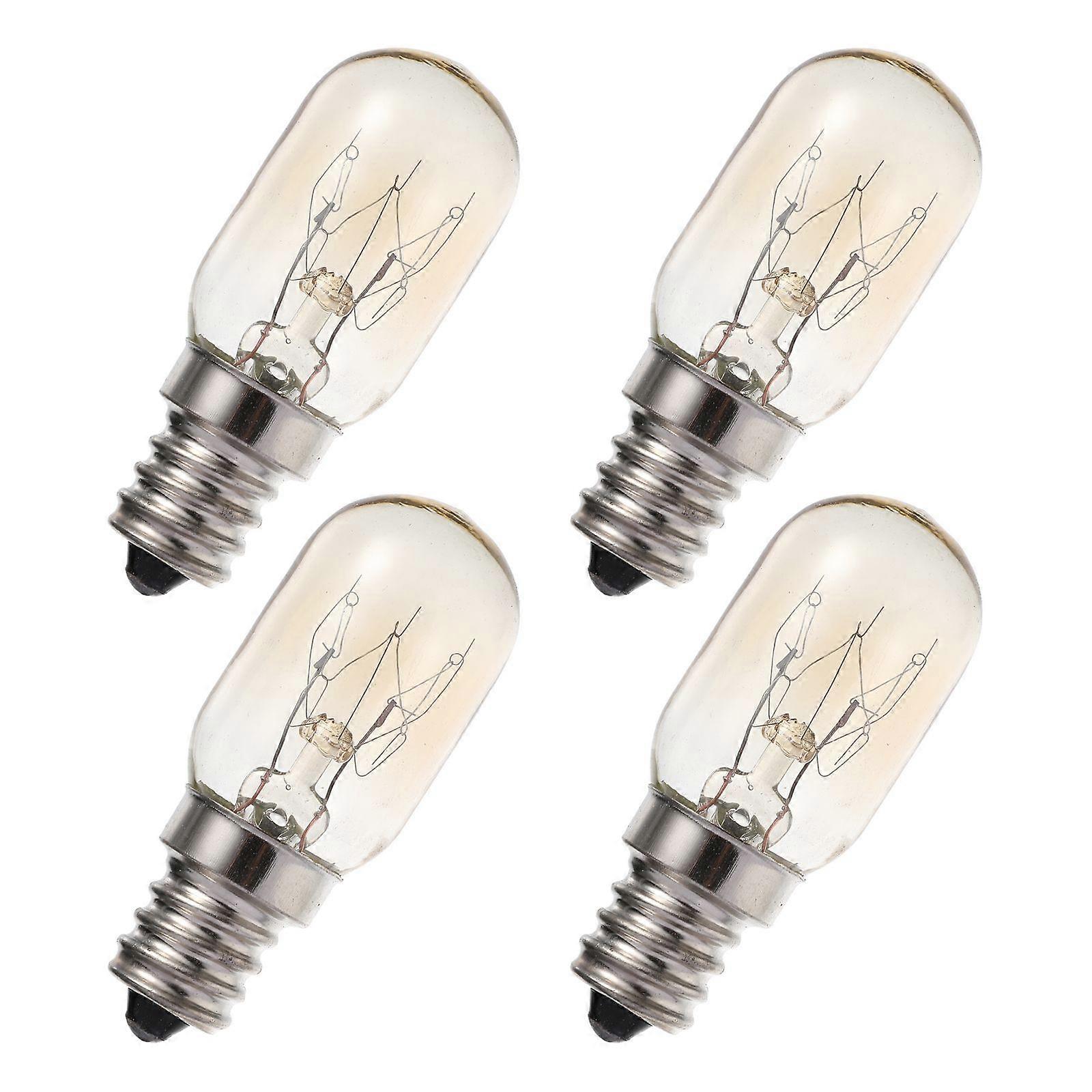 Light Bulbs For Refrigerators 4Pcs E12S Base Home Use Illumination