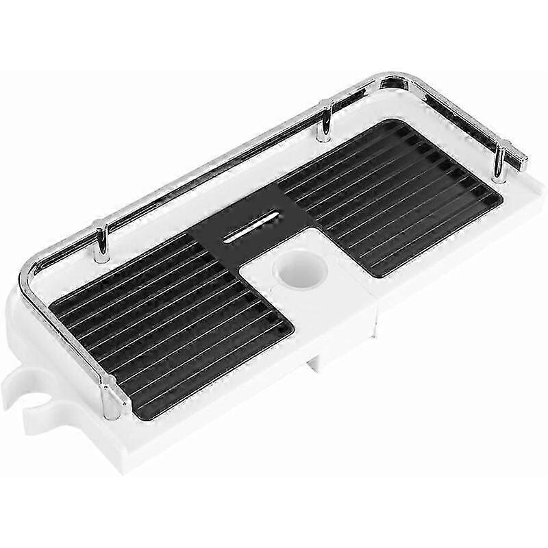 Adjustable Shower Shelf, Bathroom Organizer with Soap Dish, Kitchen Storage