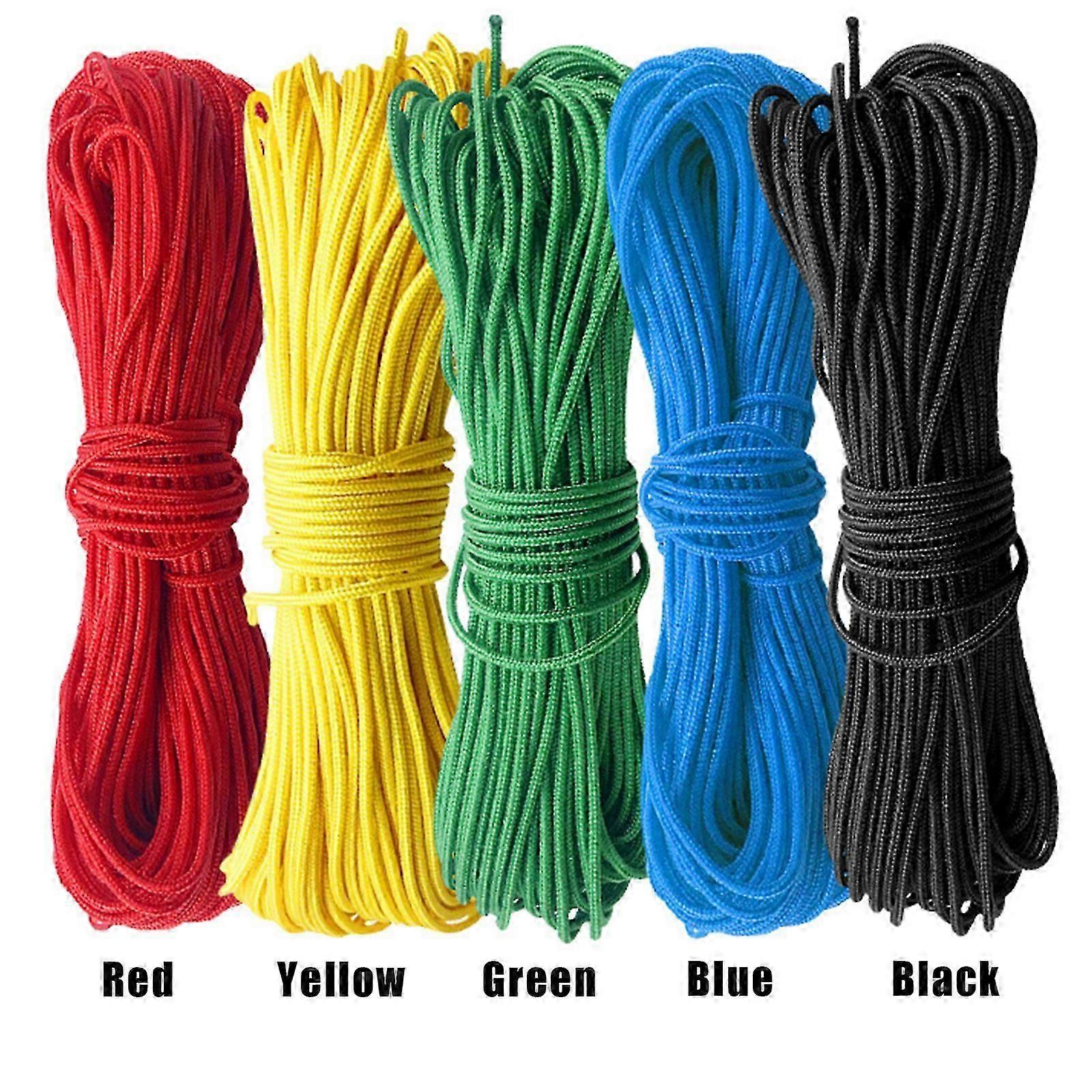 Compound Bow D Loop Rope 3m Nylon Serving Cord with Nocking Ring for Archery Accessories