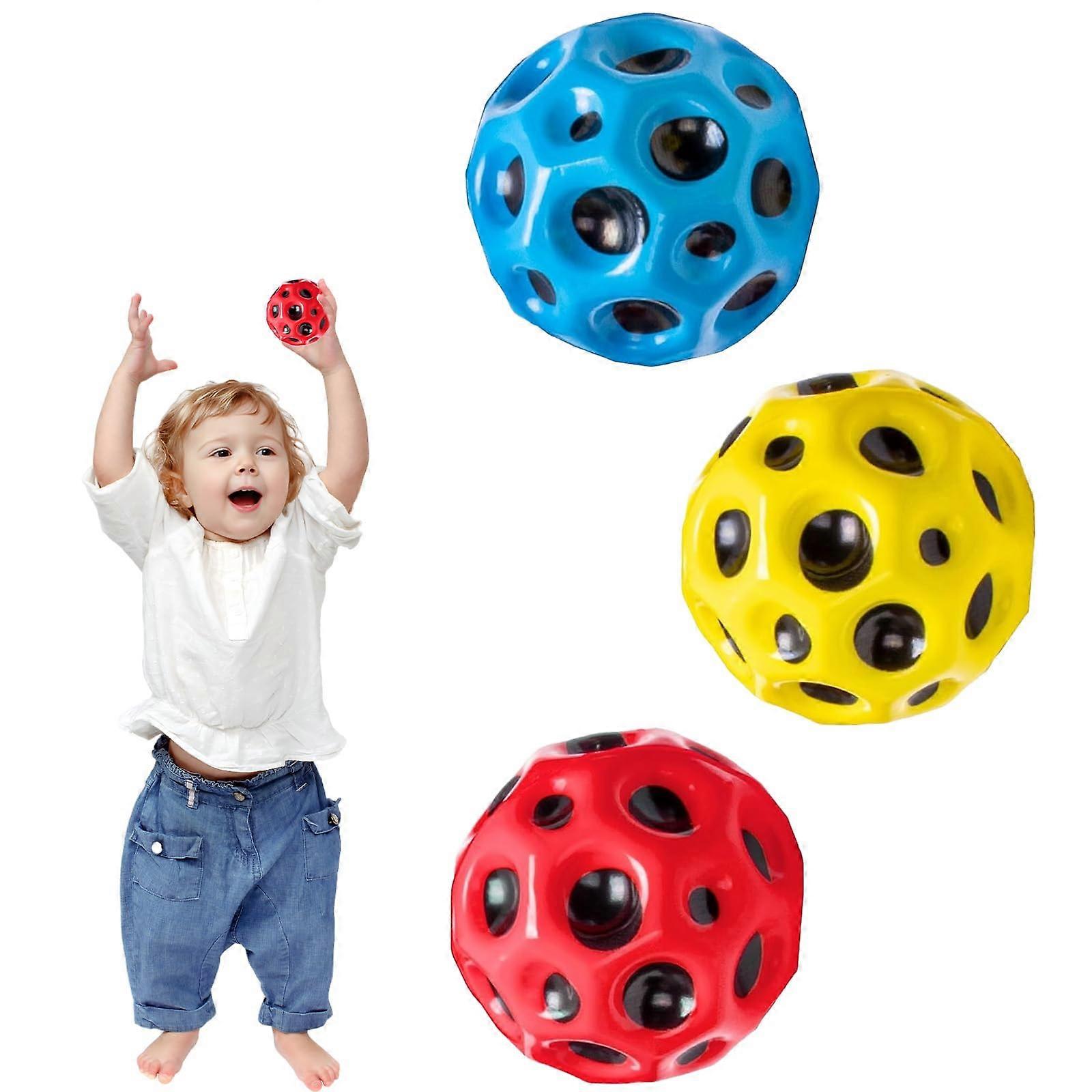 Astro Jump Ball, Spaceballs Moon Ball for Sports Training Bouncing Ball blue/yellow/red