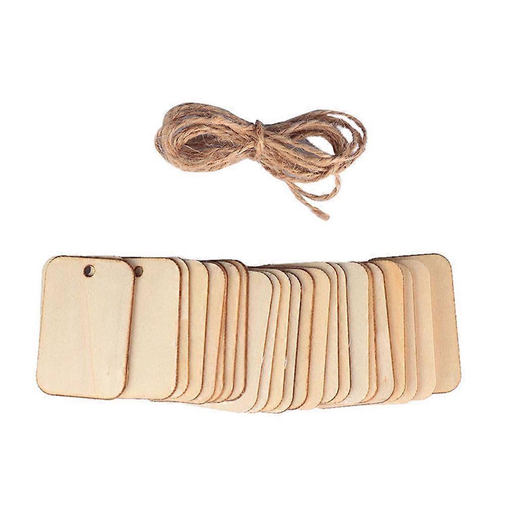Small Tags For Price Tag And Party Decoration Simple Style Plywood Material 153Pcs 52 X 34 X 2mm