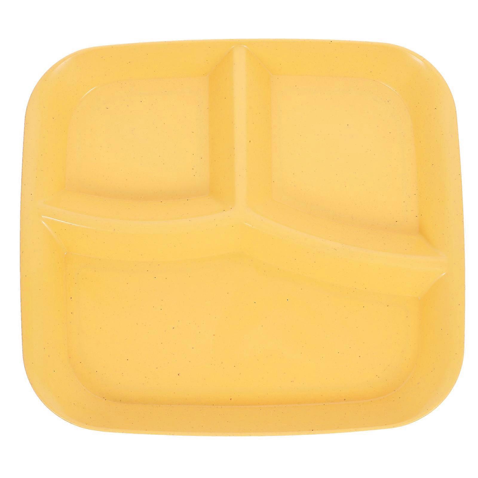 Divided Serving Plate with Compartments, Reusable Multi Functional Snack & Fruit Tray with Skid Proof Bottom for Appetizers, Parties, Picnics,